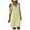 Yellow, variant on Cotton Linen Dresses for Women,2023 Spring Summer Casual Loose 3/4 Sleeve Midi Dress,Trendy Elegant Plain Beach Dress