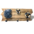 thumbnail image 1 of Seashell & Life Ring Hanger 20" on Slats - Whitewash Nautical Decor | #snd2500546, 1 of 1