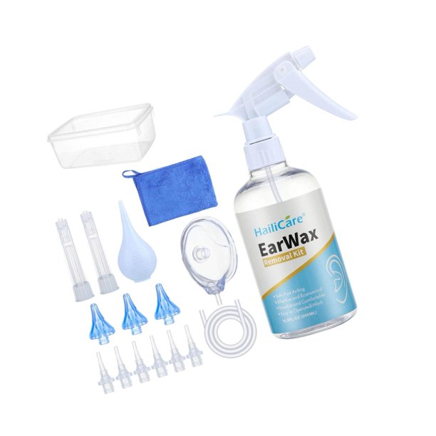 Ear Wax Removal Tool Flushing System Wash Bottle Ear Care with Sprayer
