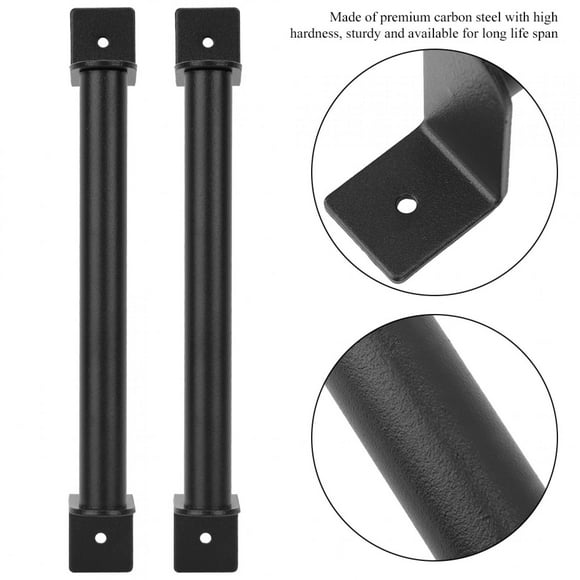 Carbon Steel Barn Door Handle Heavy Duty Pull Handle For Sliding Door Closet Barn Door Screws Door Pull Barn Hardware Kit And Handle Black Hardware