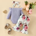 1218 Months Girls Outfits&Set 3Pc Sets Baby Cute Long Letter The