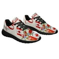 thumbnail image 6 of Happy Canada Day Patriotic Flower Shoes Sneakers Black Size 10.5, 6 of 7