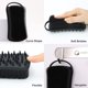 thumbnail image 4 of Cepillo de baño cuadrado de doble cara 2PCS - Negro MFZFUKR CPB-DE-LYY130-2, 4 of 5