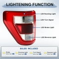 thumbnail image 2 of Left Driver Side LED Rear Tail Light W/Blind Spot Fits Ford F150 F-150 2021-2023, 2 of 13