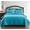 Pretty Blue, variant on JML Quilt Set King 3 Piece Coverlet, Microfiber Embossed Bedspread with 2 Shams,92"x104"