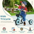 thumbnail image 3 of Qaba Blue 22.75" Tricycle with Front Basket, 3 of 9