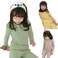 thumbnail image 3 of Beautyzll Toddler Baby Girls Long Sleeve Shirts 1-10T Kids Soft Basic Cotton T-Shirts Top Solid Color Layering Tees, 3 of 8