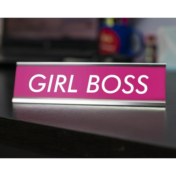 Signs ByLITA Girl Boss Novelty Desk Sign