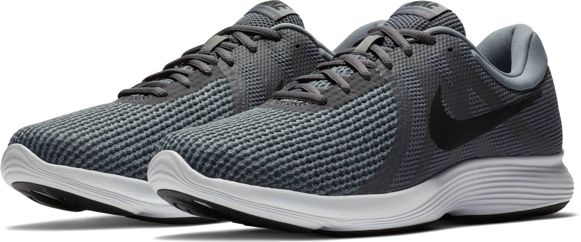 nike men's revolution 4 dark grey running shoes