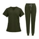 thumbnail image 2 of Uniforme de enfermera,Conjunto de uniforme de enfermera,pantalón largo,parte e inferior del uniforme,Traje de trabajo de enfermera para mujer,ropa de trabajo para spa y peluquería de, 2 of 10