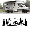 thumbnail image 4 of MYG Black Car RV Camper Sticker Motorhome Star Moon Tree Graphic Vinyl Decal 86x22cm, 4 of 5