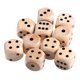 thumbnail image 1 of Juego de dados de madera de 10 Uds., juego de dados de 6 caras, dados de madera D6, minidados, accesorios de juego de mesa (16mm), 1 of 7