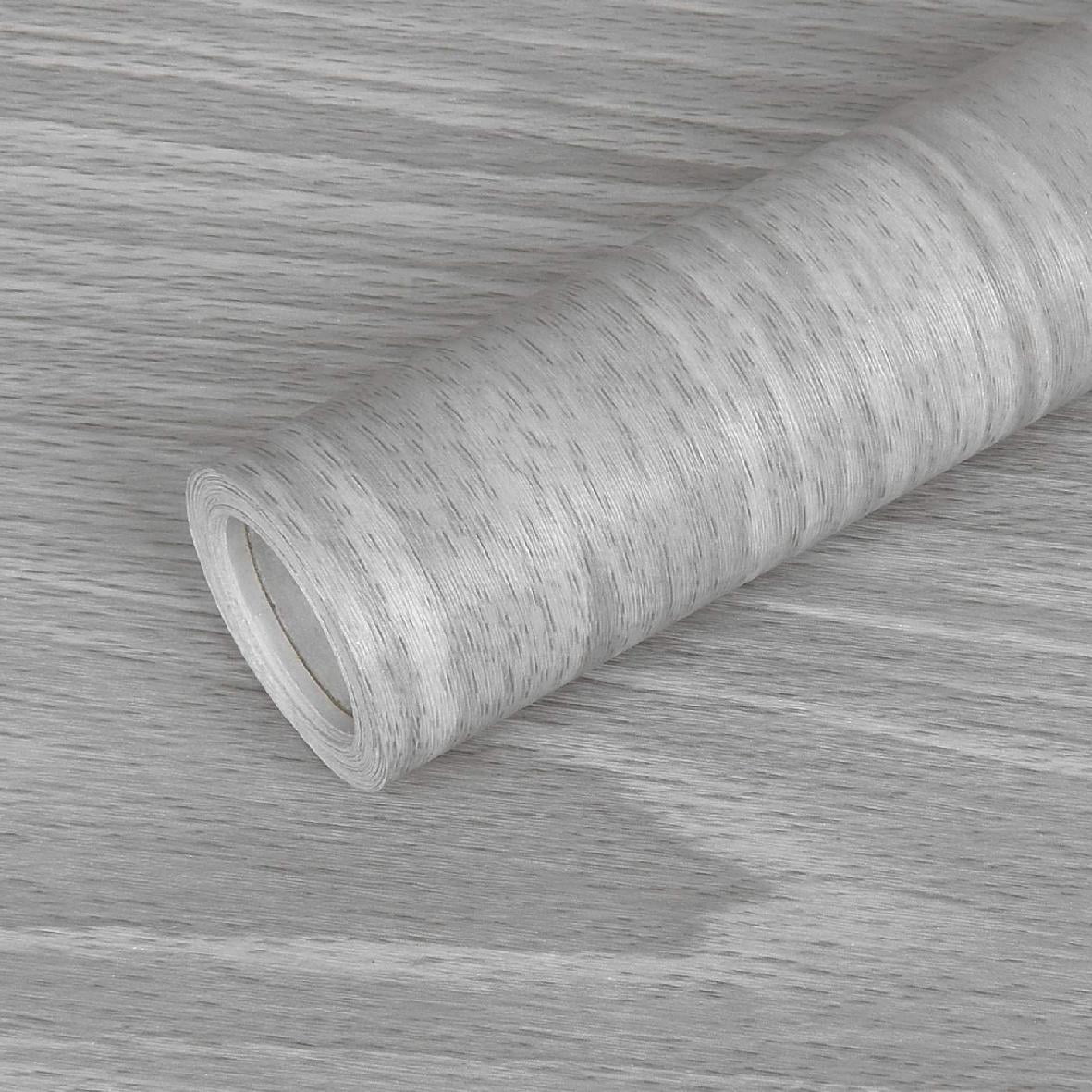 Gray Wood Contact Paper Wood Grain Texture Peel and Stick Wallpaper