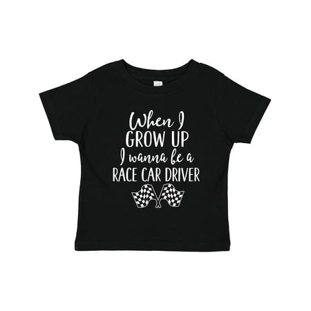 

Inktastic Future Race Car Driver Childs Gift Toddler Boy Girl T-Shirt