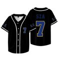 thumbnail image 1 of SZA 7 Jersey SOS World Tour Unisex Summer Baseball Tee Concert Merch Casual,XXL,style 1, 1 of 2