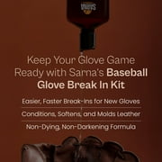 Sarna Baseball Break-in Kit - Glove Conditioner, Baseball Mallet and Microfiber Cloth