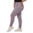 thumbnail image 6 of Plus Size Soft Brushed Fleece Lined Sweatpants - Lavender Space Dye, 6 of 9