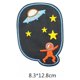thumbnail image 3 of Parche bordado para coser o planchar - Paquete de 11 Planeta, diseño de astronauta - Tamaños surtidos - para jeans, chaquetas, ropa, bolsos, zapatos, gorras - para niños y adultos Sincero Electrónica, 3 of 5