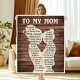 thumbnail image 2 of Soft Warm Mom Blanket - Birthday Gift Blanket for Mom Happy Mothers Day Throw Gift for Mother, Wife, Grandma from Daughter, 50"x60", 2 of 5