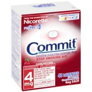 Commit: Cherry Flavor Lozenges 4 Mg Stop Smoking Aid, 48 ct