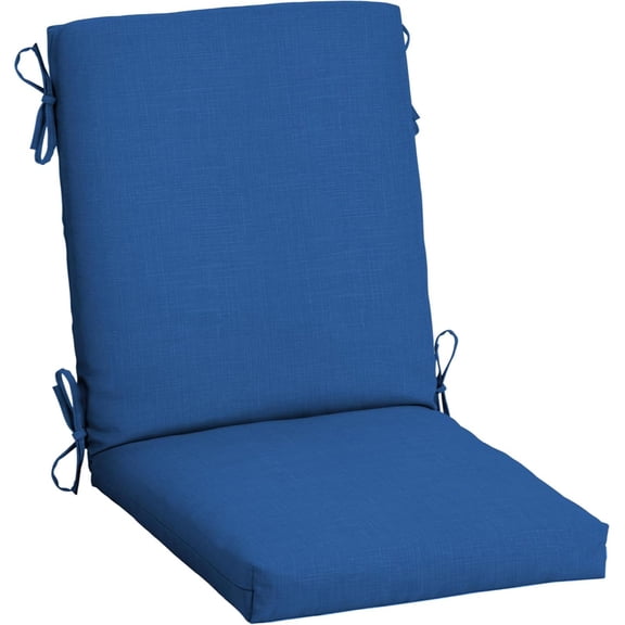 Outdoor Dining Chair Cushion, 20 x 20, Rain-Proof, Fade Resistant, Cobalt Blue Texture