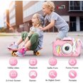 thumbnail image 2 of Newway Easter Kids Camera Toys compatible 3-8 Year Old Girls,children Digital Video Camcorder Camera With Unicorn Soft Silicone Cover, 2 of 5