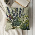 thumbnail image 3 of YINGXI Cotton Linen Throw Pillow Cases Decorative Cushion Cover Signs Board Home Garden Decorative Sham Pillow Covers Standard 12x12in, 3 of 5