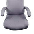 thumbnail image 3 of AMLESO Office Armchair Cover Slipcover Soft Washable Polyester for Computer Chair Gray, 3 of 3