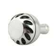 thumbnail image 4 of Fishing Reel Rocker Knob Handle 30 35 38Mm Aluminum Alloy Spherical Grip For Daiwa Power Handle Grips Pill Fishing Tool Parts 38Mm Black Silver, 4 of 8