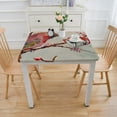 thumbnail image 3 of HAOXIT Farm Animal Rectangle Tablecloth Picnic Tablecloth BBQ Table Cloths Polyester for Kitchen 60''x60'', 3 of 7
