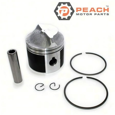 Peach Motor Parts PM-5006661  PM-5006661 Piston Assembly (Includes Piston, Rings, Clips, Pin) (Standard); Replaces Johnson Evinrude OMC®: 5006661, 0393924, 393924, 0393271, 393271, 5006658, Wiseco®: (Best Piston Ring Sealer)