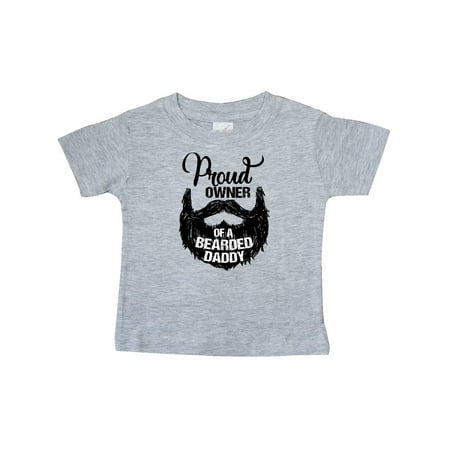 

Inktastic Proud Owner of a Bearded Daddy Gift Baby Boy or Baby Girl T-Shirt