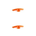 thumbnail image 3 of Ruiboury Motorcycle Helmet Chin Stand Plastic Camera Mount Portable Outdoor Sports Riding Holder Holder Strap Replacing Orange 2Set, 3 of 6
