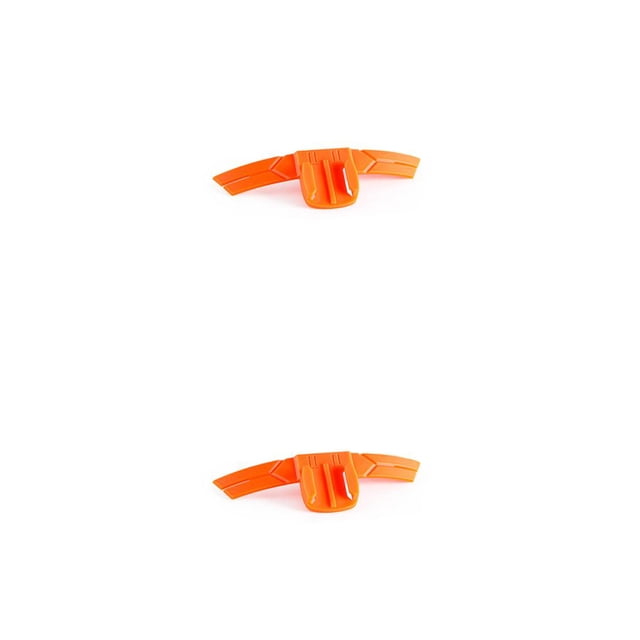 bedienty Motorcycle Helmet Chin Stand Camera Mount Face Outdoor Sports Riding Holder Upgrade Holder Base Replaceable Parts Orange 2Set