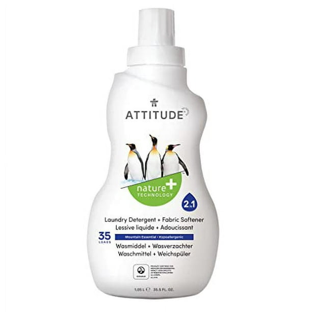 ATTITUDE 2in1 Laundry Detergent and Fabric Softener, Plant and