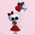 thumbnail image 2 of CafePress - Cute Skeleton Girl With Spooky Balloons Body Suit - Baby Light Bodysuit, Size Newborn - 24 Months, 2 of 4