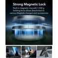 thumbnail image 3 of for iPhone 16 Pro Max Case, Compatible with MagSafe, Shockproof Military-Grade Protection, Magnetic Phone Case for iPhone 16 Pro Max, Classic Hybrid Case (HaloLock), Clear, 3 of 5