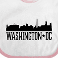 thumbnail image 4 of Inktastic Washington Dc City Skyline Boys or Girls Baby Bib, 4 of 4