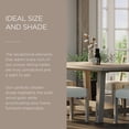 thumbnail image 7 of Maven Lane Yves Rectangular Wooden Dining Table in Weathered White Finish, 7 of 7