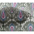 thumbnail image 4 of oneOone Viscose Chiffon Fabric Big Motif Ikat Print Fabric BTY 42 Inch Wide, 4 of 4