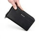 thumbnail image 3 of Cartera de mano para hombre con múltiples tarjetas, doble cremallera, gran capacidad, cartera de negocios para hombre, tarjetero con clip para hombre, 3 of 5