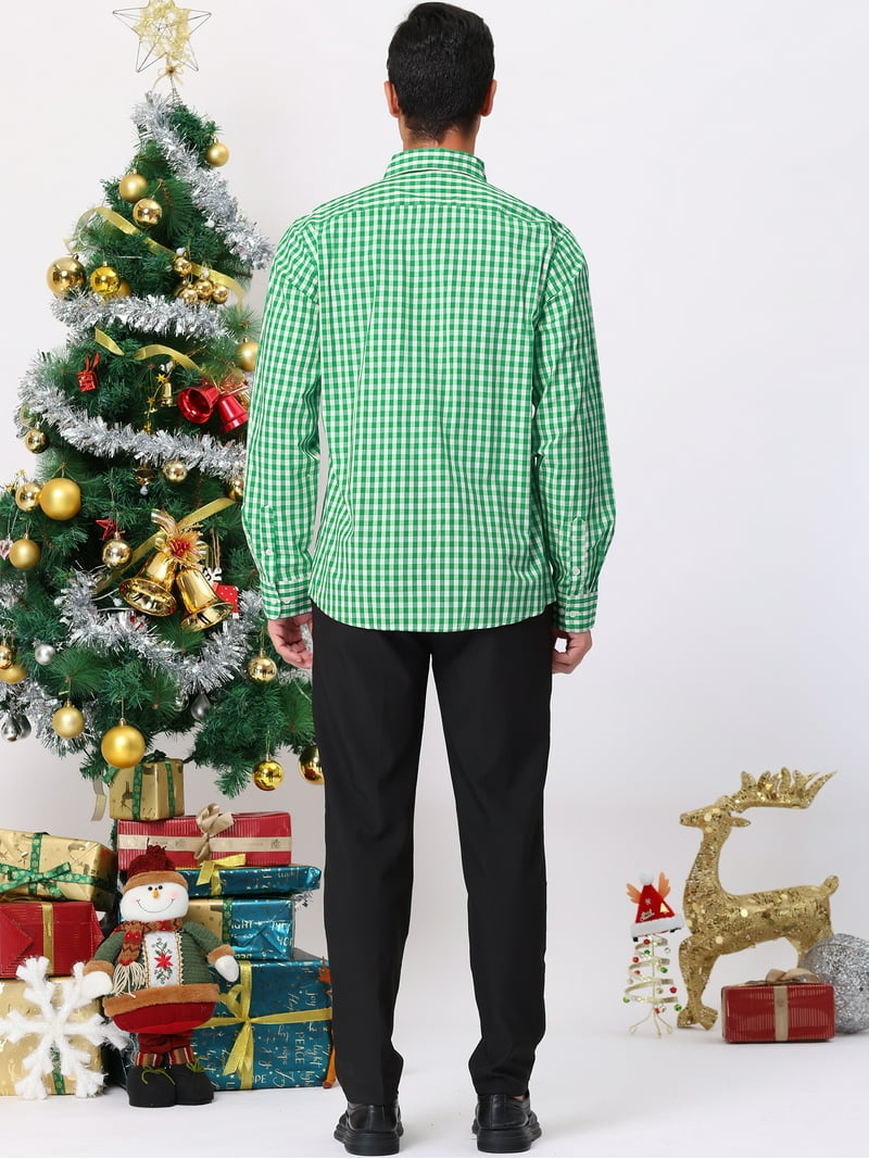 green and white checkered dress shirt Range Shirt main image 0
