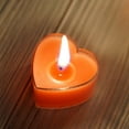 thumbnail image 5 of BalsaCircle 12 Red Unscented Heart Votive Tealight Candles Birthday Party, 5 of 8
