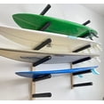 thumbnail image 3 of Surfboard, Wakeboard, Kiteboard Wall Rack Mount - Holds 6 Boards, 3 of 4