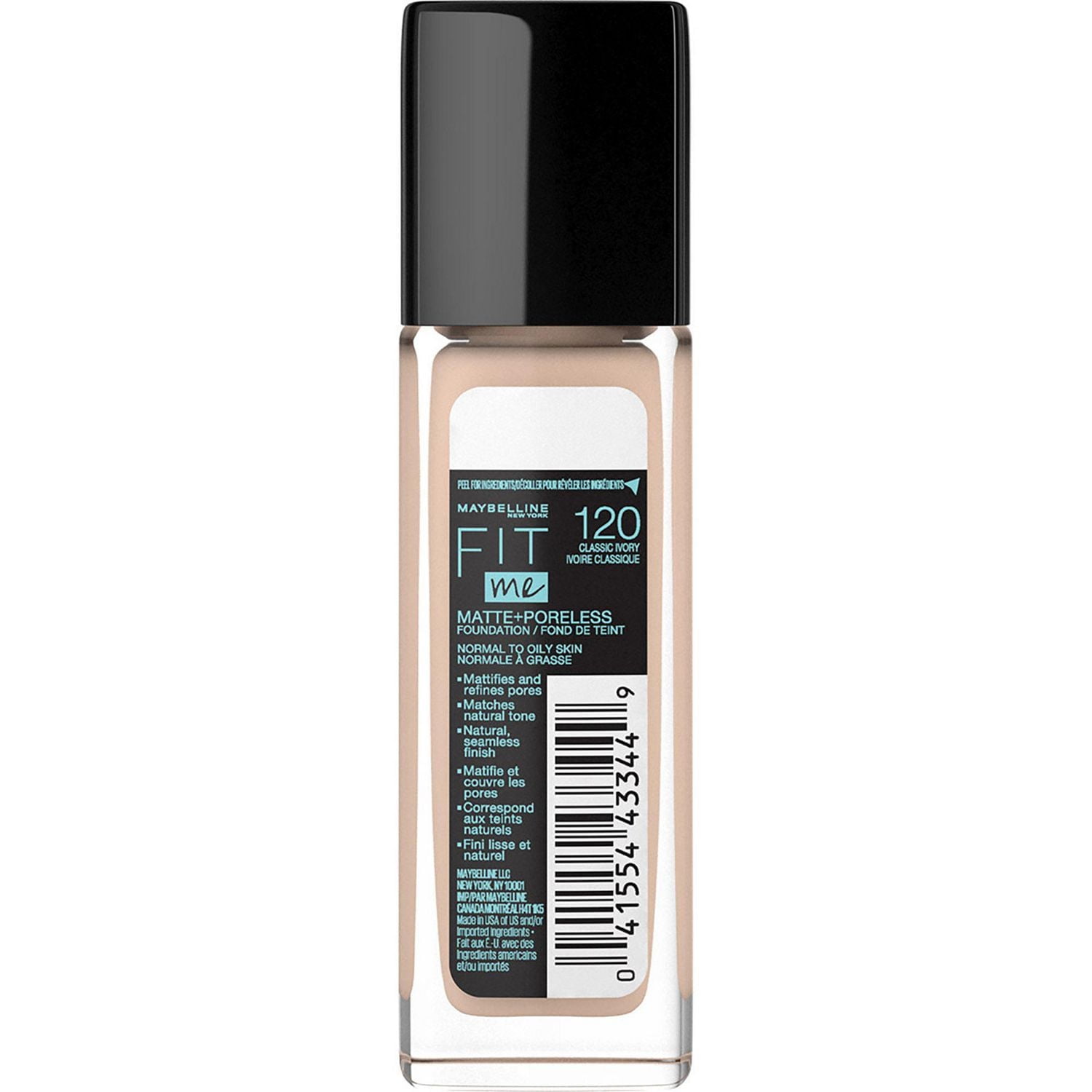Maybelline New York Fit Me®, Matte + Poreless Liquid Foundation, Fit Me Matte + Poreless Foundation