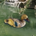 thumbnail image 6 of oshhni Floating Duck Pond Decor Garden Duck Statue Centerpiece Ornament Collection Animal Sculpture Resin Figurine for Patio Outdoor Yellow, 6 of 9