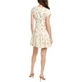 thumbnail image 2 of Taylor womens  Eyelet Mini Dress, 4, White, 2 of 3