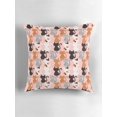thumbnail image 5 of Ryan; Multi Colored Kitty Cat Print with Pink Background Throw Pillow Cover 45x45cm – Cute & Playful Cat Cushion for Home, 5 of 7