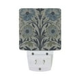 thumbnail image 5 of Yayeee LED Night Light for The Home Plug in With Light Sensors 2 Pack, Blue Floral Pattern, 5 of 6