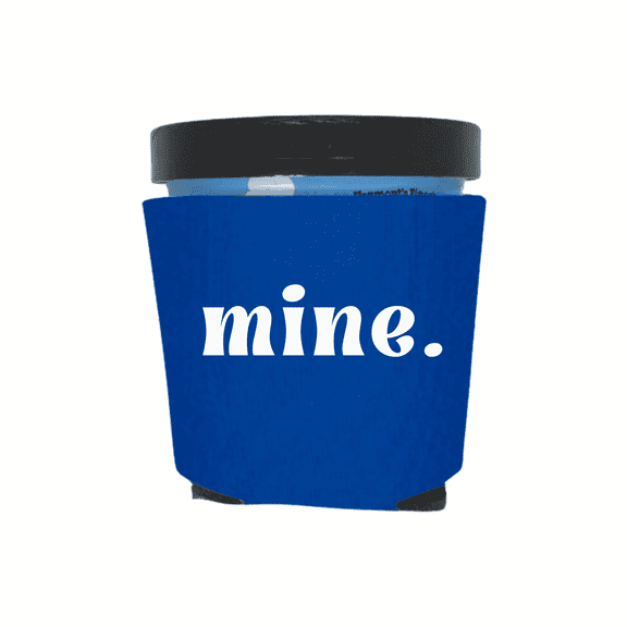 Ice Cream Pint Coolers, Mine, Ice Cream Pint Sleeves, Funny Party Favor and Gift Ideas, Foam Holder for Ice Cream Lovers, Funny Coolies